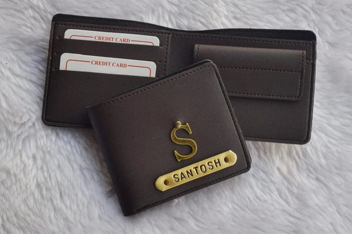 Wallet + Shield metal Keychain With pen combo