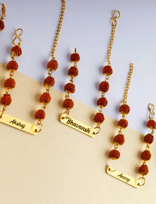 (Set Of -2 Pieces) Personalized Rakhi 2.0