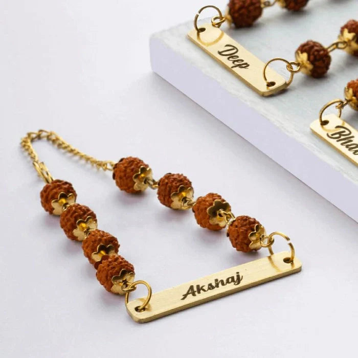 ( Set Of - 3 Pieces) Personalized Rakhi 2.0