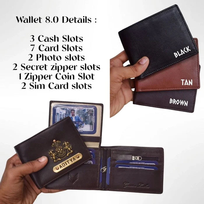 Men's Wallets 8.0(pure leather)